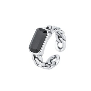 Argent Pierre Bague Femme